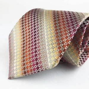 Kenneth Cole Tie Multi-Color All Silk